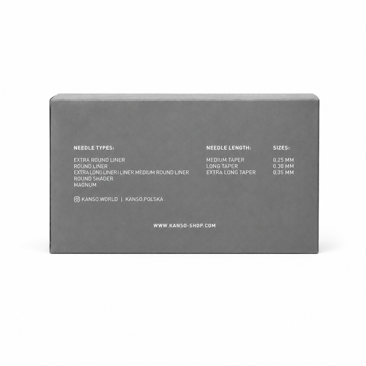 Igła, kartridż do tatuażu - KANSO Cartridge - 3RL 0.25mm - Round Liner 1szt