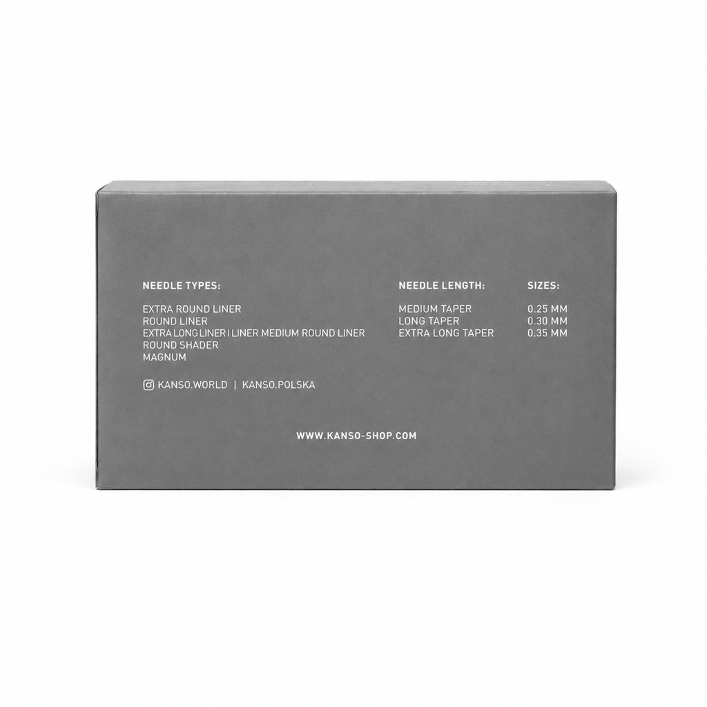 Igła, kartridż do tatuażu - KANSO Cartridge 1RL 0.40 - Round Liner /20szt/