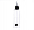 Butelka pusta plastikowa z dozownikiem typu twist – transparentna - 120ml