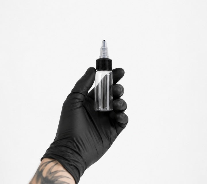 Butelka pusta plastikowa z dozownikiem typu twist – transparentna - 30ml
