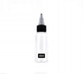 Butelka pusta plastikowa z dozownikiem typu twist – transparentna - 60ml