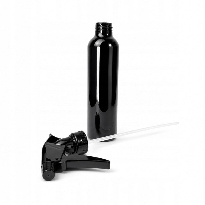 Butelka z Rozpylaczem 250ml Czarna Spryskiwacz Spray Bottle Tattoo Barber