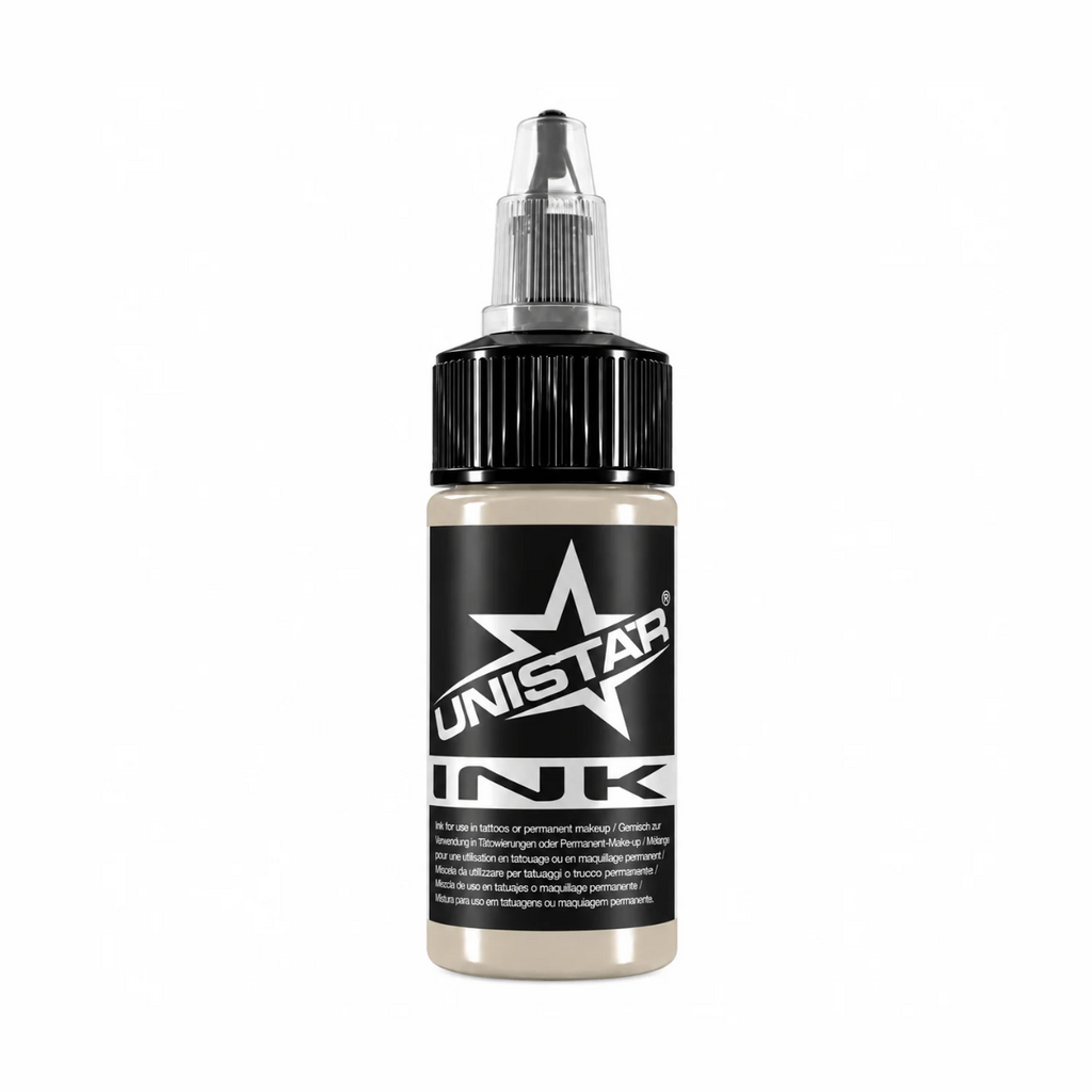 Beżowa farba, tusz do tatuażu - UNISTAR INK - Tan 30ml (Reach)