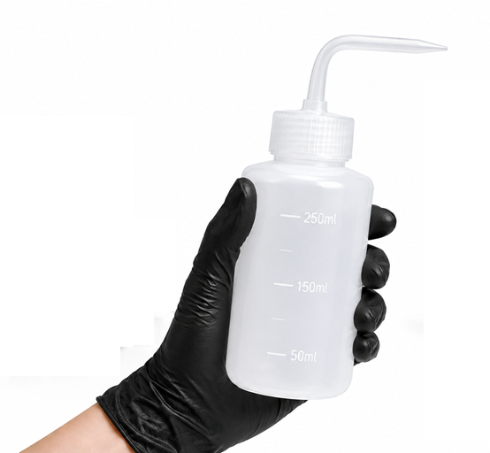 Tryskawka do przemywania tatuażu 500ml – Butelka do Przemywania Tattoo LDPE