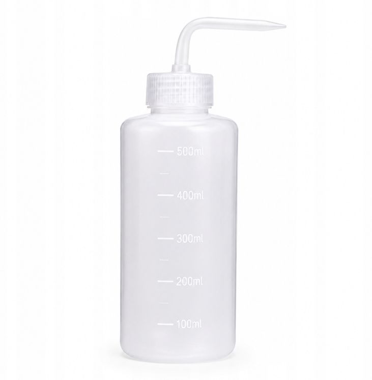Tryskawka do przemywania tatuażu 500ml – Butelka do Przemywania Tattoo LDPE – zdjęcie 2