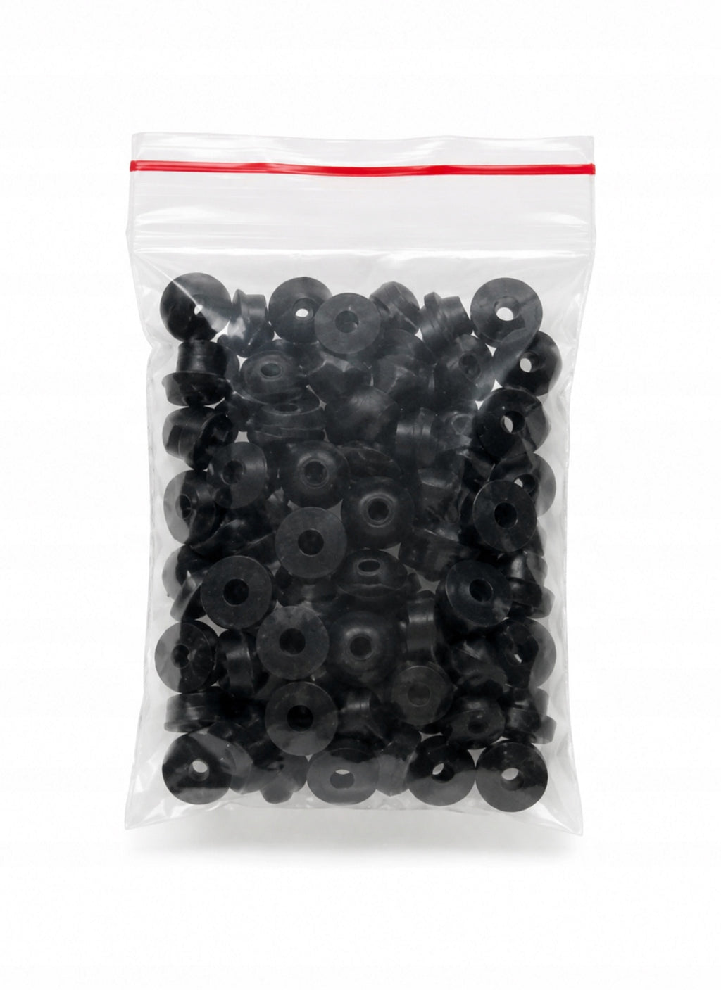 Gumki nypelki do maszynek cewkowych do tatuażu - Black hard - 100 szt.