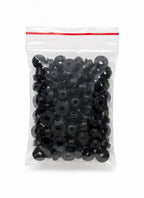 Gumki nypelki do maszynek cewkowych do tatuażu - Black hard - 100 szt.