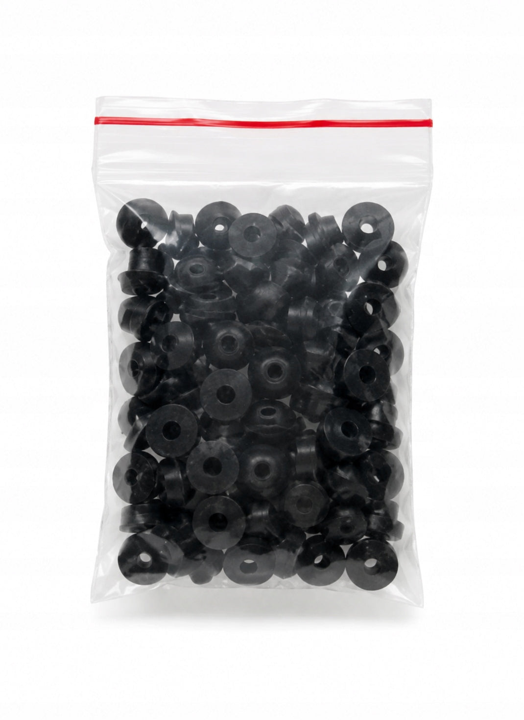 Gumki nypelki do maszynek cewkowych do tatuażu - Black hard - 100 szt.