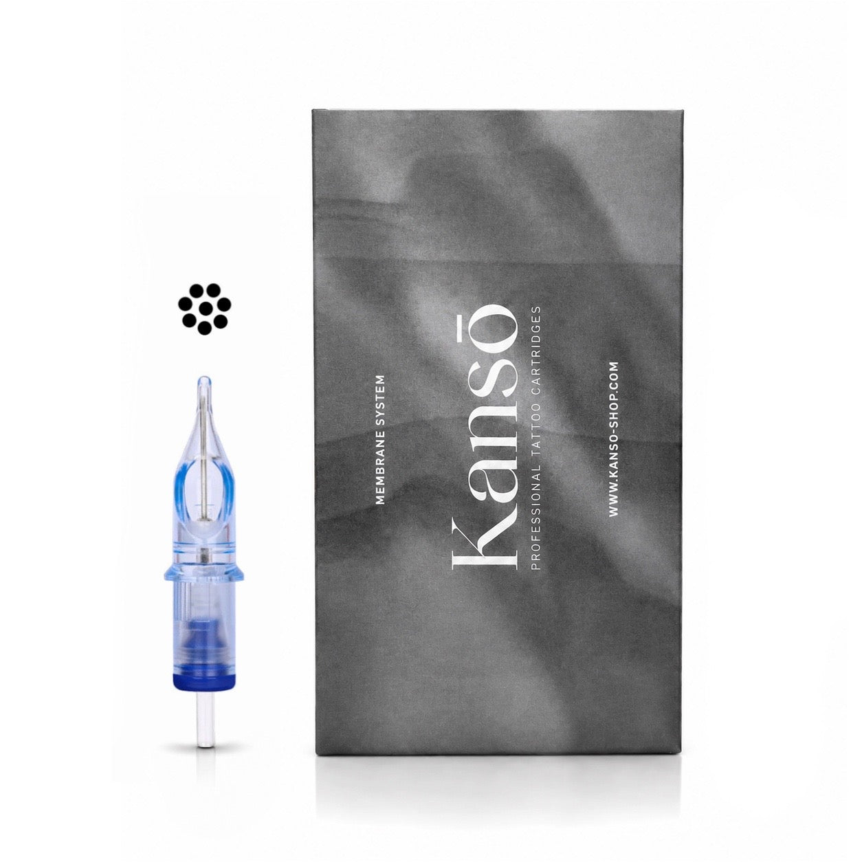 Igła, kartridż do tatuażu - KANSO Cartridge - 9RS 0.30mm - RoundShader 1szt