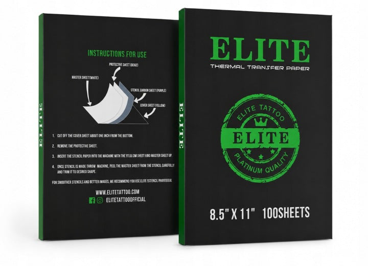 Kalka Thermal do odbijania wzoru tatuażu na skórze - ELITE - 1 sztuka