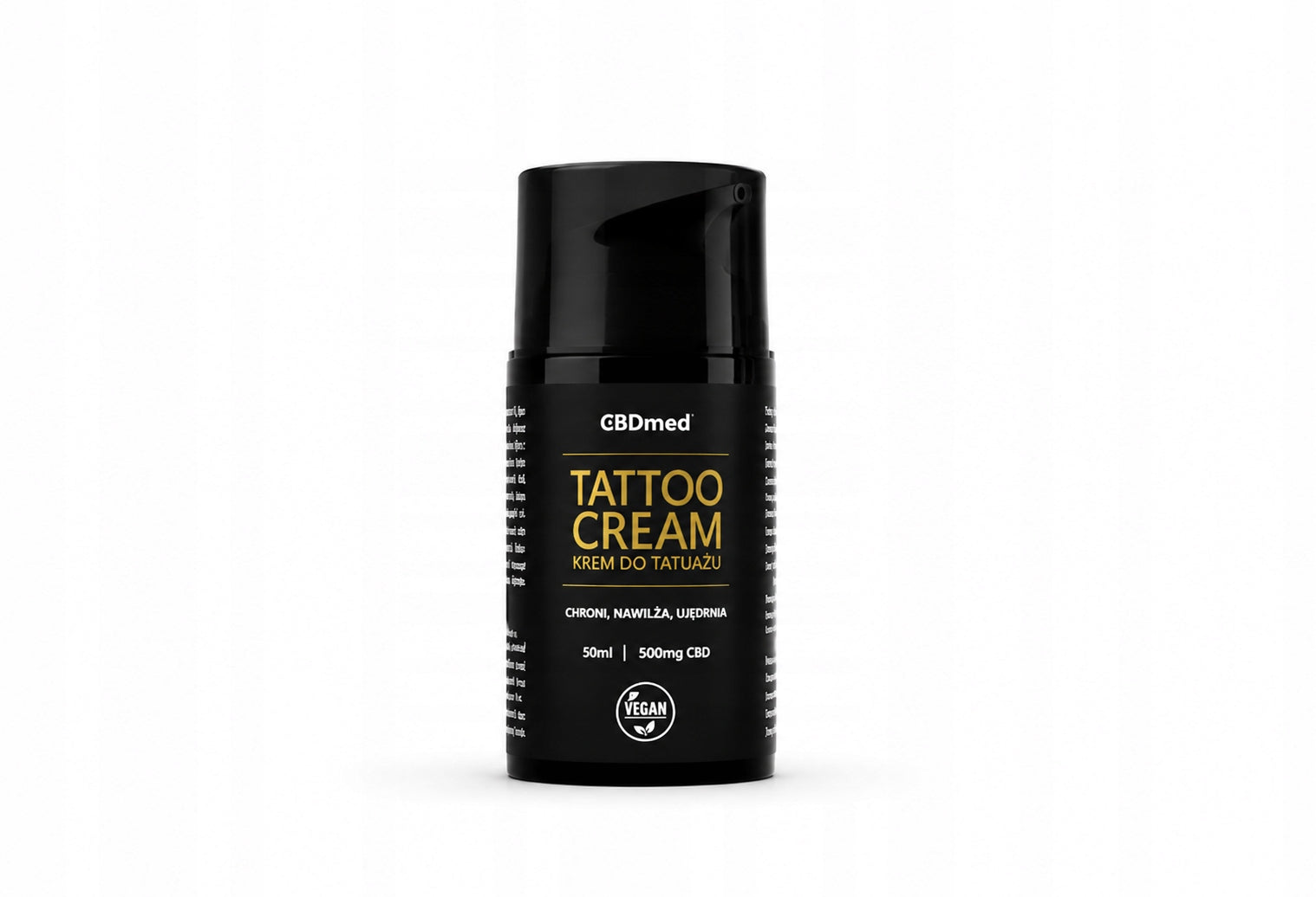 Krem do Tatuażu CBD 50ml 500mg CBD Regeneracja Nawilżenie Ochrona UV CBDmed