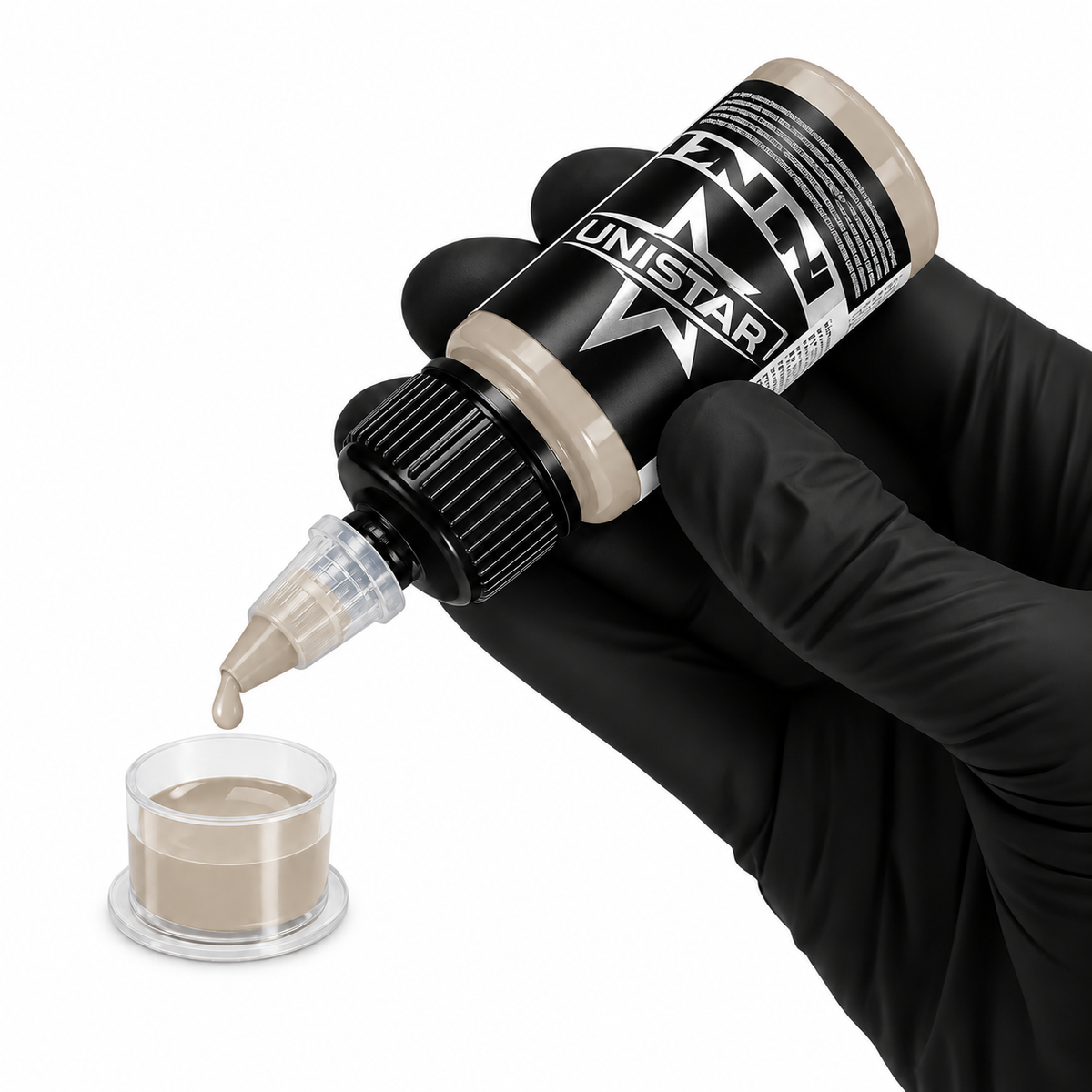 Beżowa farba, tusz do tatuażu - UNISTAR INK - Tan 30ml (Reach)