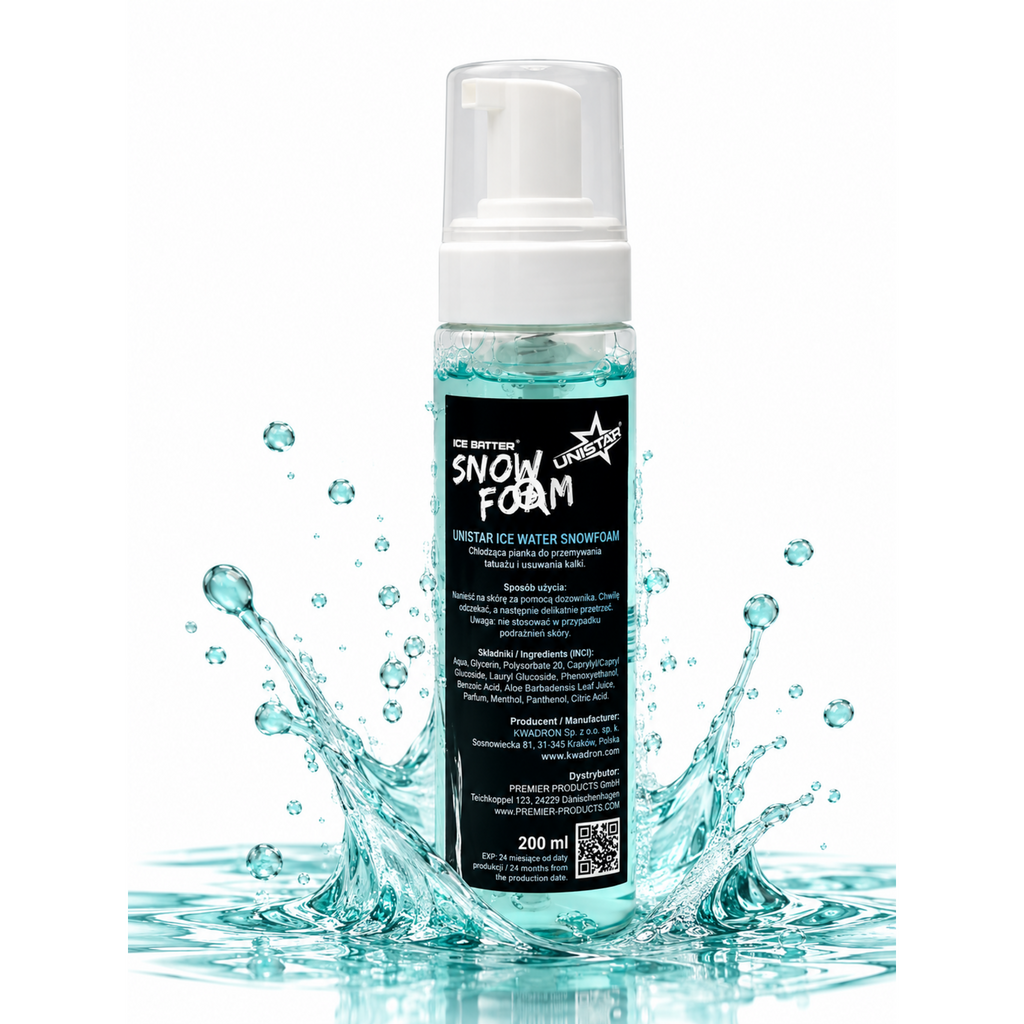 Unistar Ice Water Foam - pianka myjąca chłodząca - 200ml