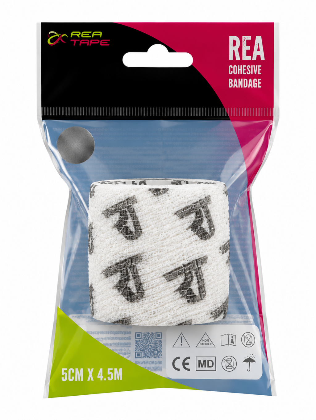 Bandaż Grip Tape WHITE, 5 cm x 4,5 m