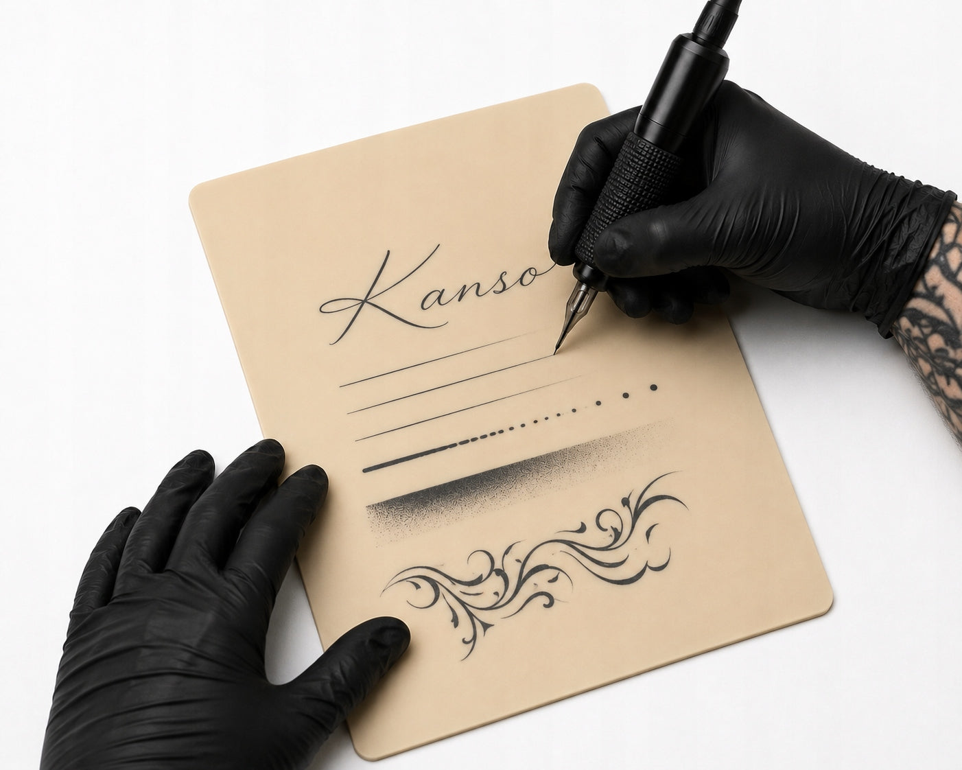 Profesjonalna sztuczna skóra treningowa do tatuażu 19.5x14.5cm - Fake Skin
