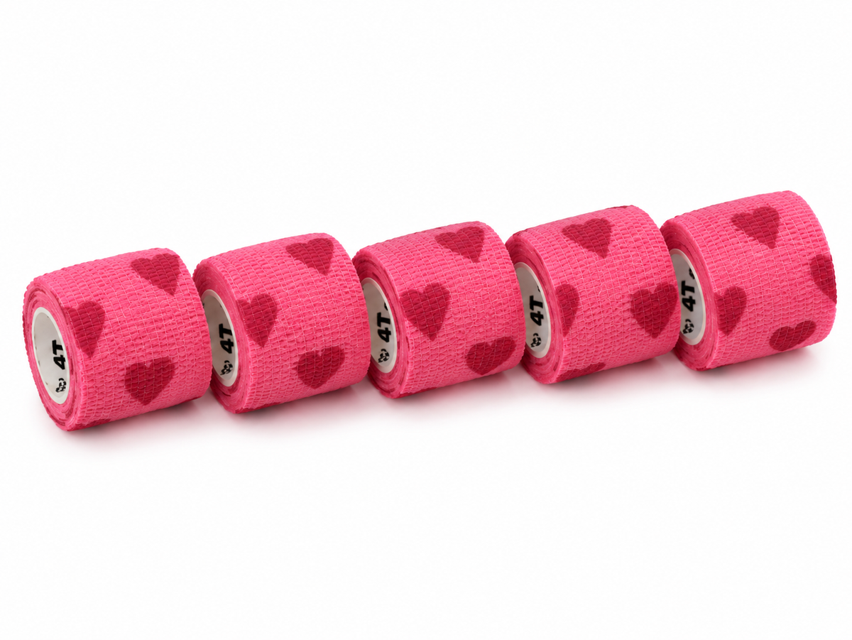 Bandaż Grip Tape HEART, 5 cm x 4,5 m