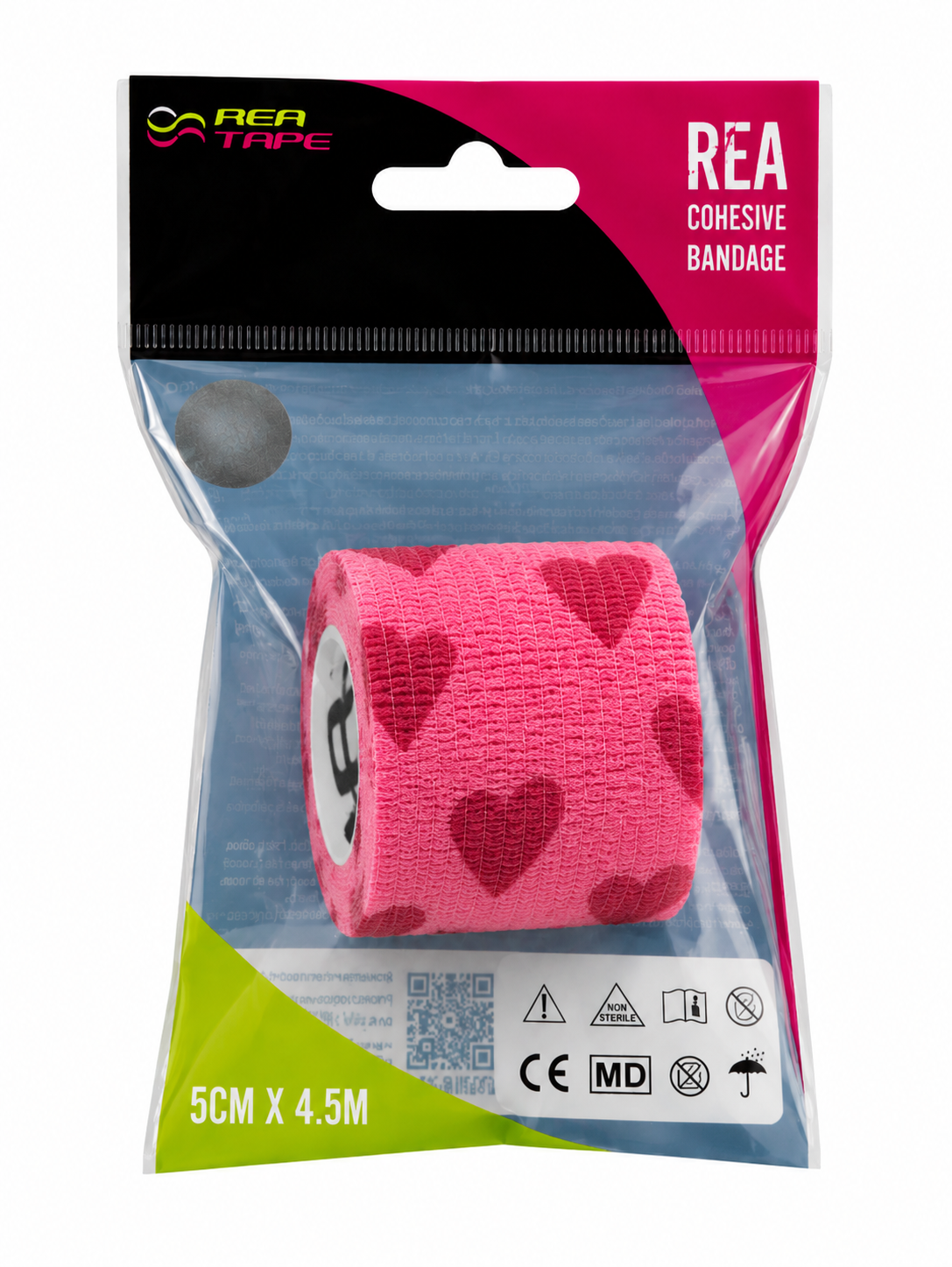 Bandaż Grip Tape HEART, 5 cm x 4,5 m