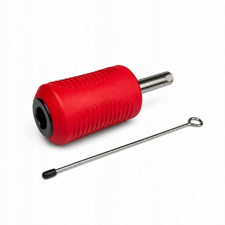 Rura, uchwyt, na kartridż - ELITE InkFlow Cartridge Grips Red 30mm - 1szt