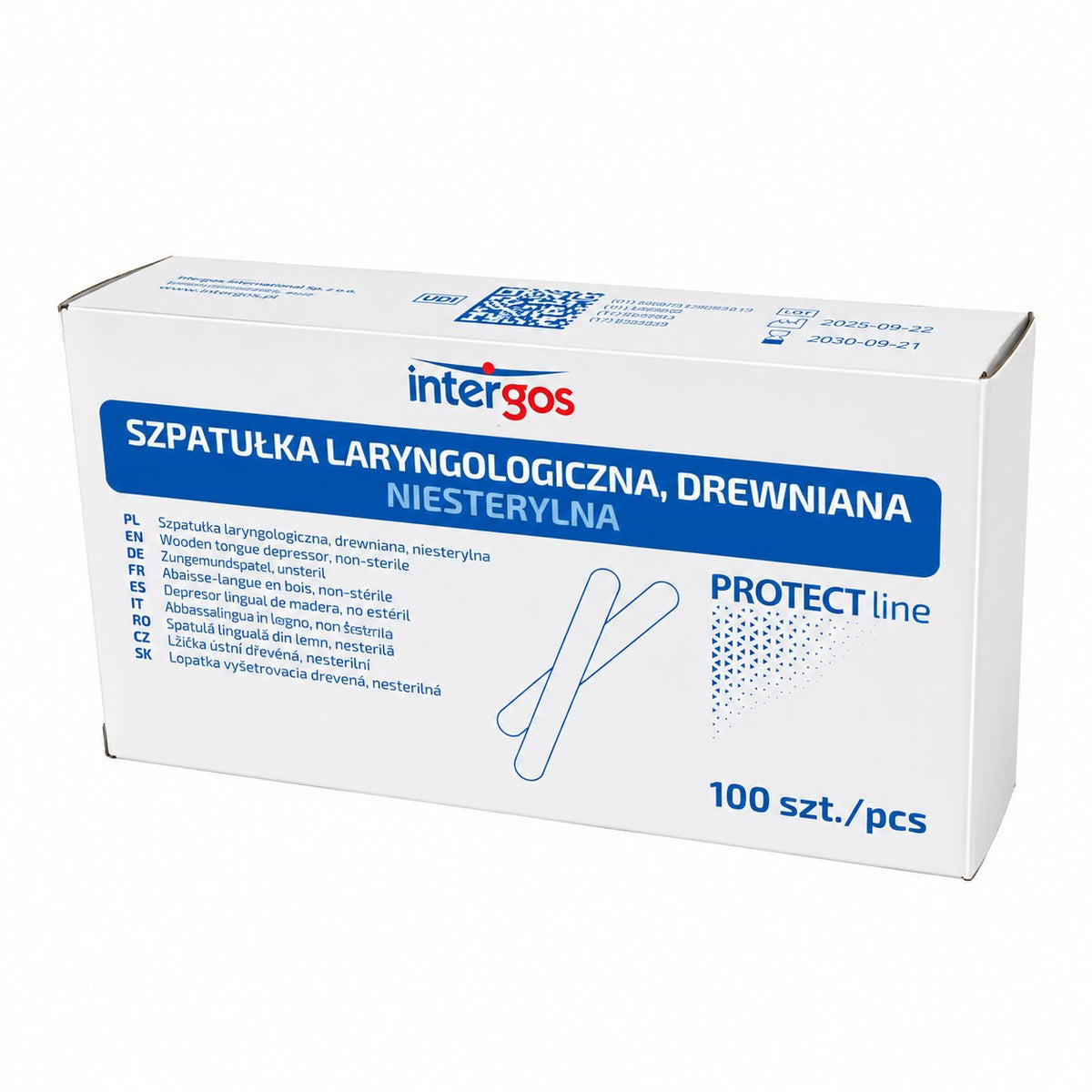 Szpatułki brzozowe niesterylne /100szt/
