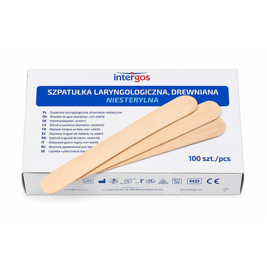 Szpatułki brzozowe niesterylne /100szt/