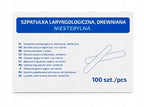 Szpatułki drewniane kosmetyczne do wazeliny /100szt/ niesterylne - brzozowe