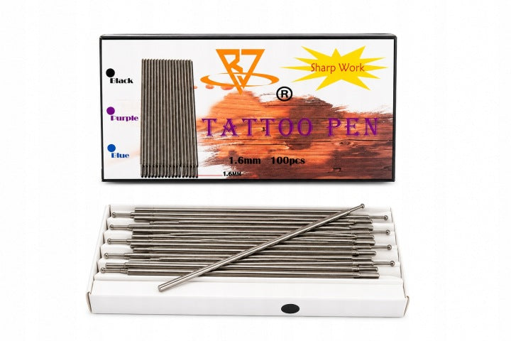 Tattoo Pen - Długopis, rysik do tatuażu - przenoszenie wzoru - Green - 1szt