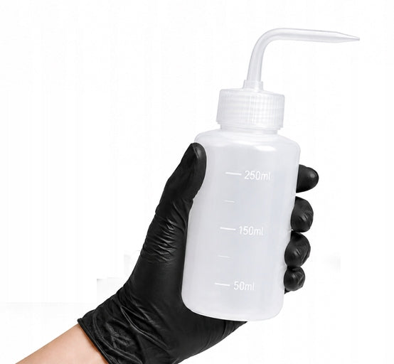 Tryskawka do przemywania tatuażu 250ml – Butelka do Przemywania Tattoo LDPE