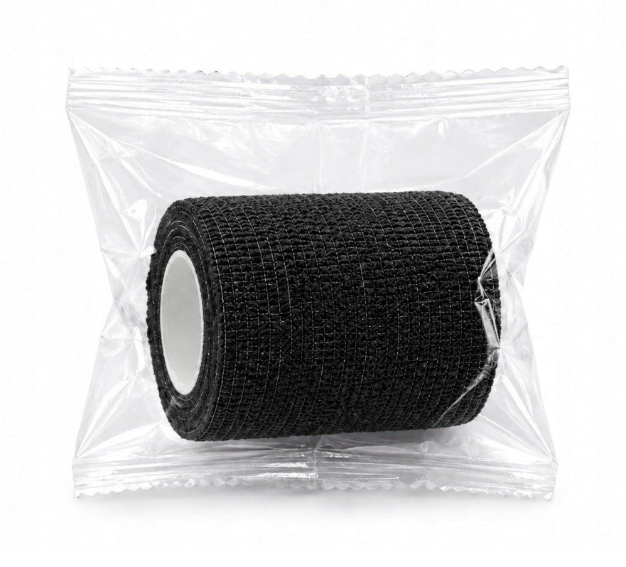 Bandaż Grip Tape Czarny, 5 cm x 4,5 m