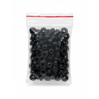Gumki nypelki do maszynek cewkowych do tatuażu - Black hard - 100 szt.