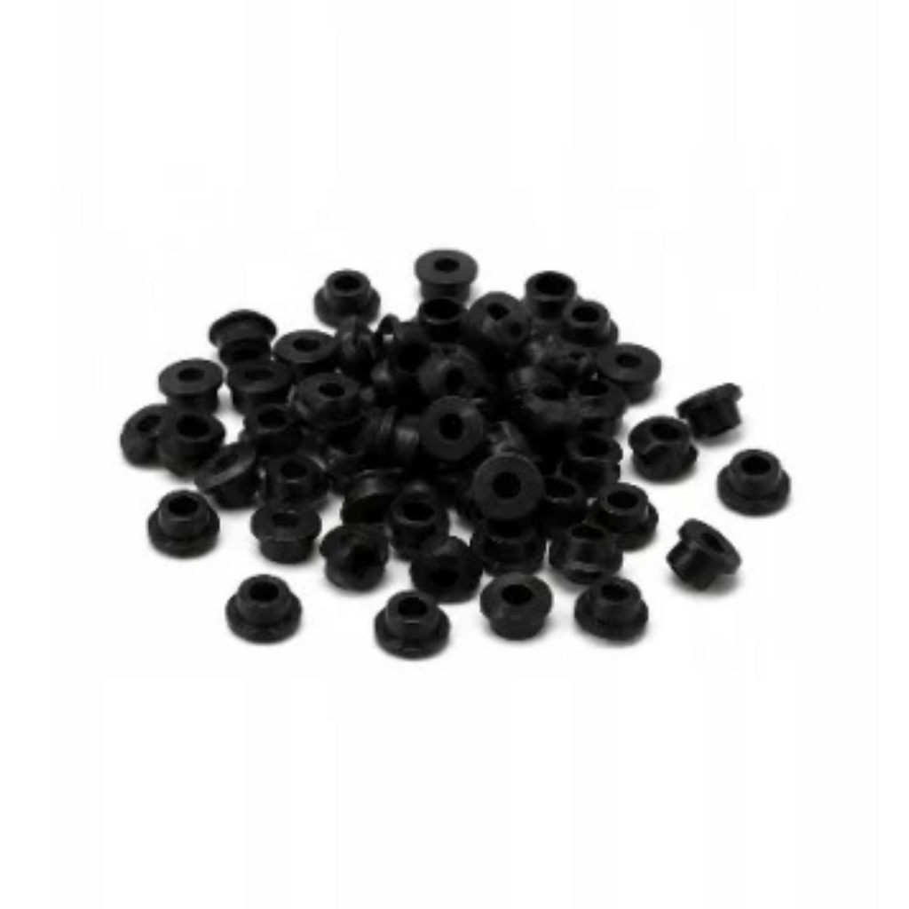 Gumki nypelki do maszynek cewkowych do tatuażu - Black hard - 100 szt. – zdjęcie 3