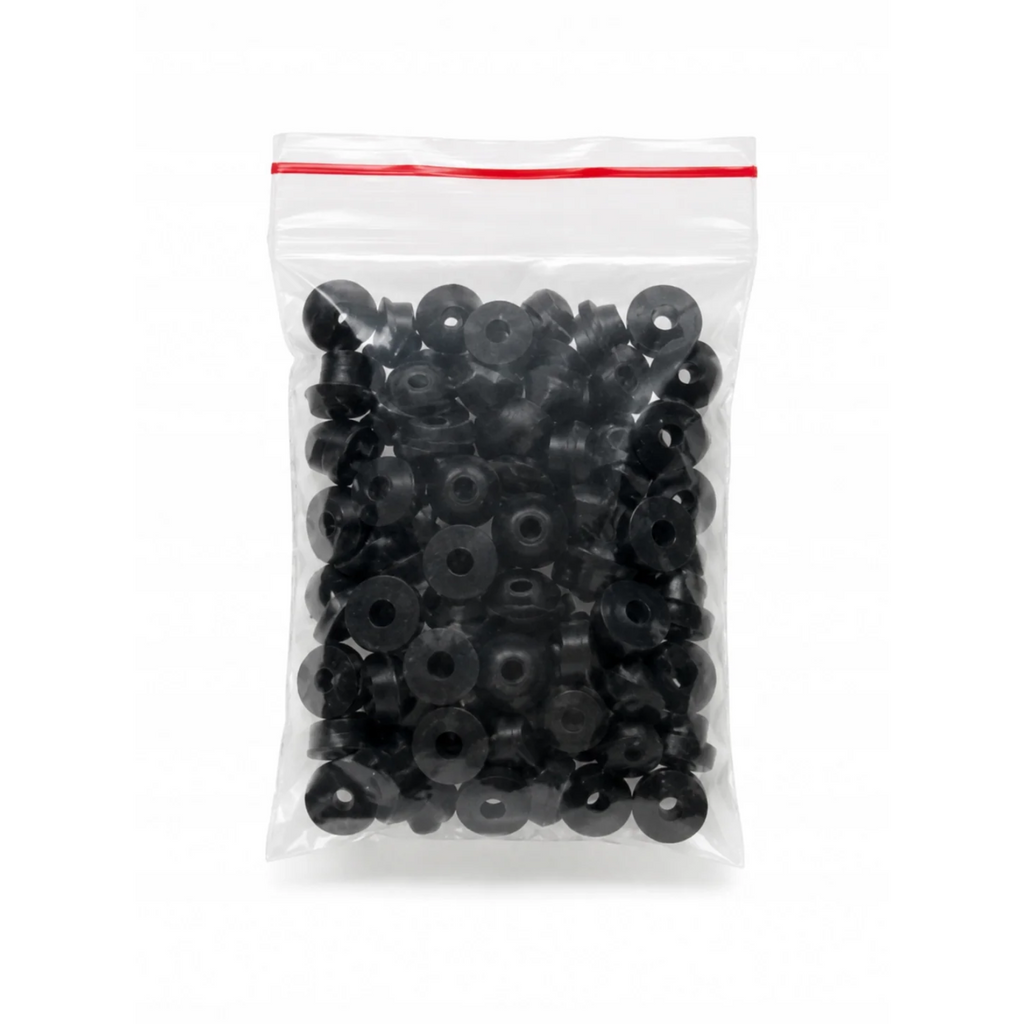 Gumki nypelki do maszynek cewkowych do tatuażu - Black hard - 100 szt. – zdjęcie 4