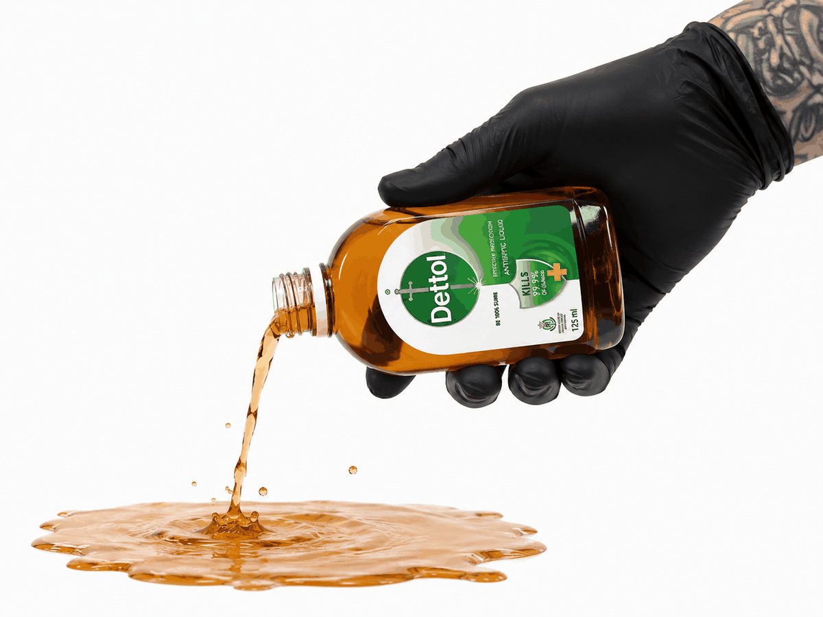 Dettol - Płyn do odbijania wzoru tatuażu - 125 ml - Antyseptyczny Stencil – zdjęcie 5