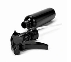 Butelka z Rozpylaczem 250ml Czarna Spryskiwacz Spray Bottle Tattoo Barber