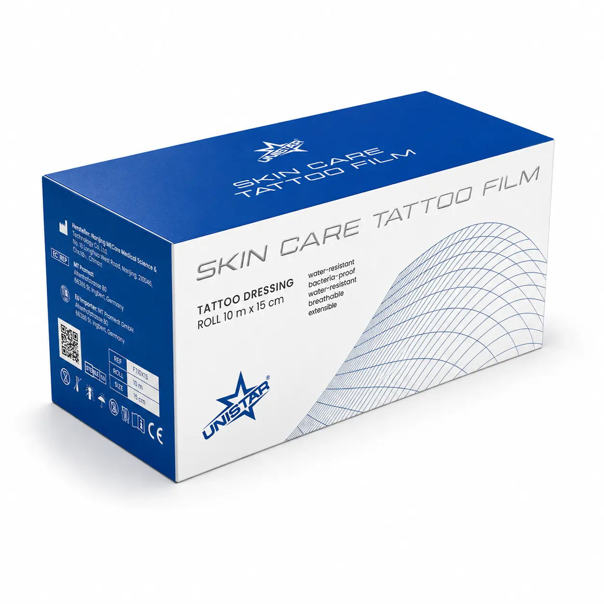 Unistar Skin Care Tattoo Film - 10m x 15cm
