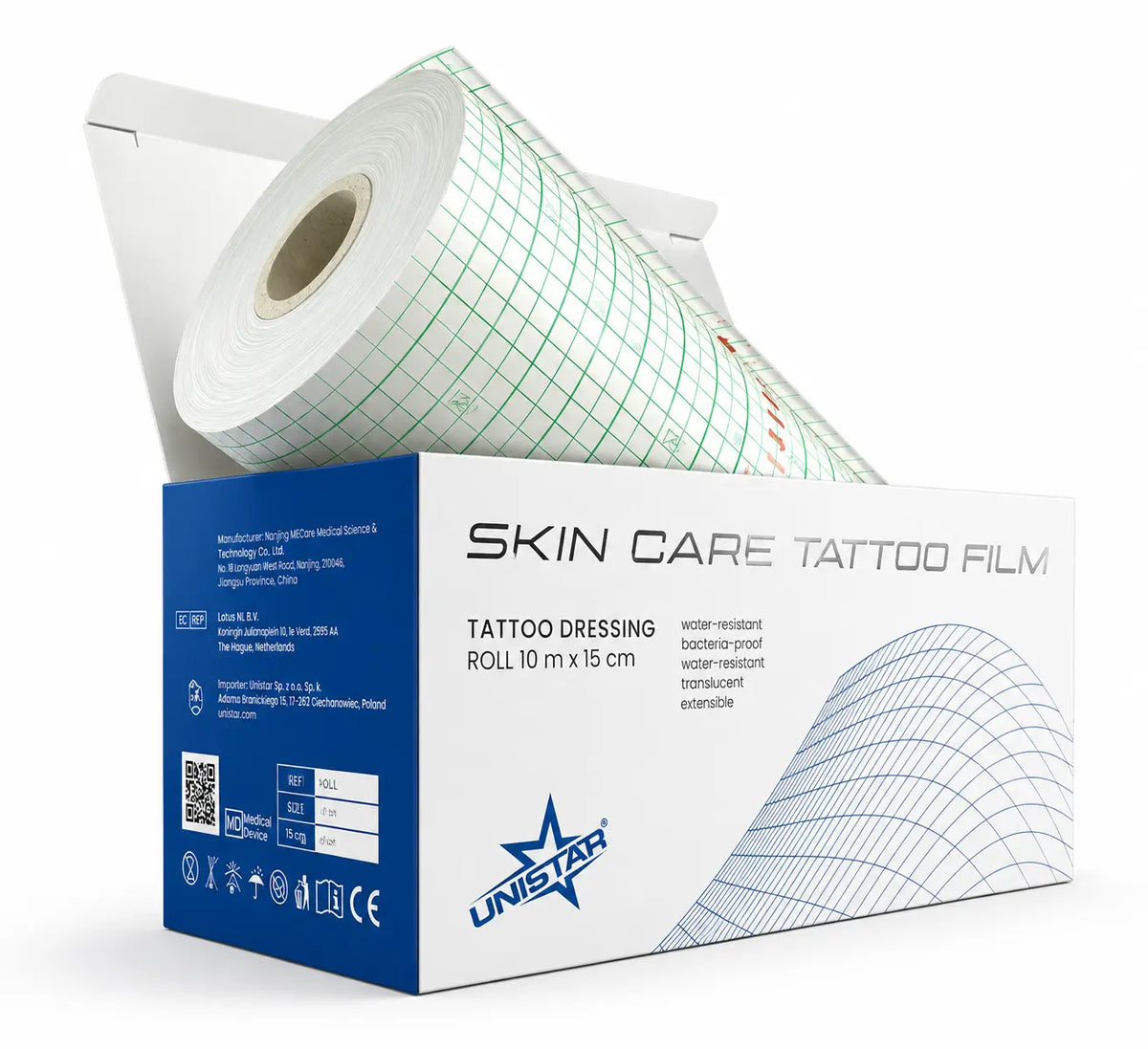 Unistar Skin Care Tattoo Film - 10m x 15cm