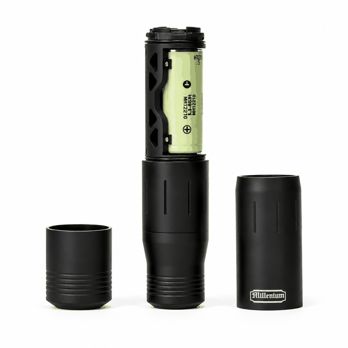 Maszynka do tatuażu Wireless Pen Milenium Black – zbliżenie na uchwyt