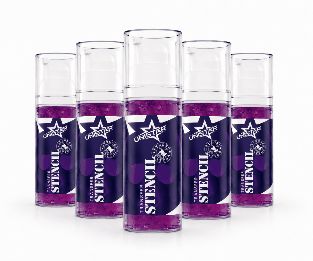 Nebula Stencil - Żel do odbijania wzoru kalki tatuażu - Unistar - 50 ml – zdjęcie 3