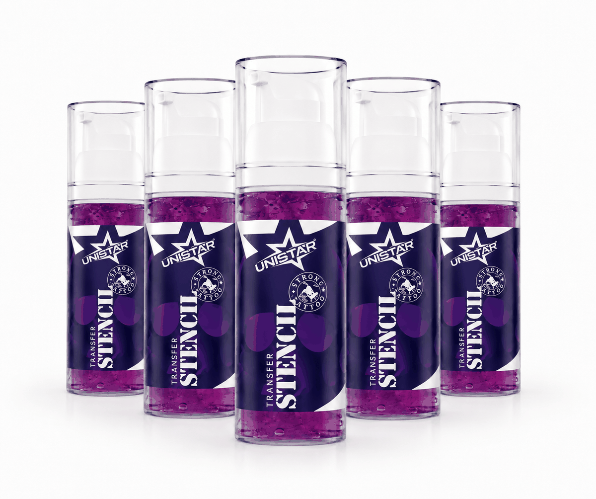 Nebula Stencil - Żel do odbijania wzoru kalki tatuażu - Unistar - 50 ml – zdjęcie 3