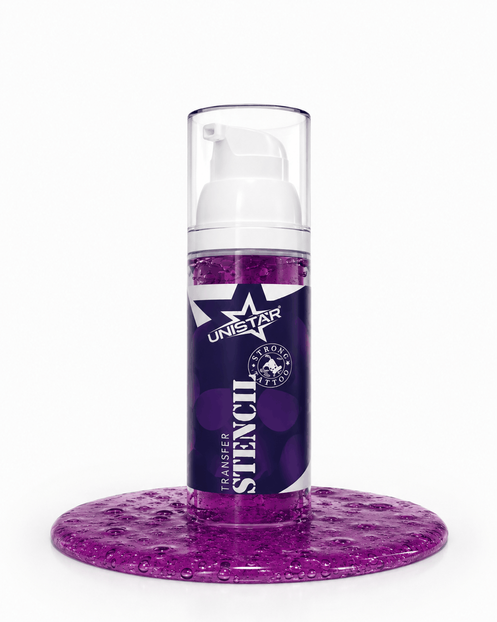 Nebula Stencil - Żel do odbijania wzoru kalki tatuażu - Unistar - 50 ml – zdjęcie 4