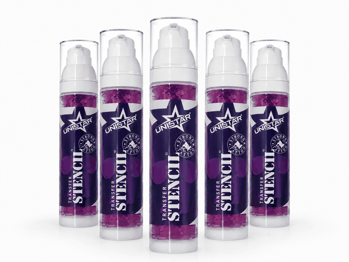 Nebula Stencil - Żel do odbijania wzoru kalki tatuażu - Unistar - 90 ml – zdjęcie 3