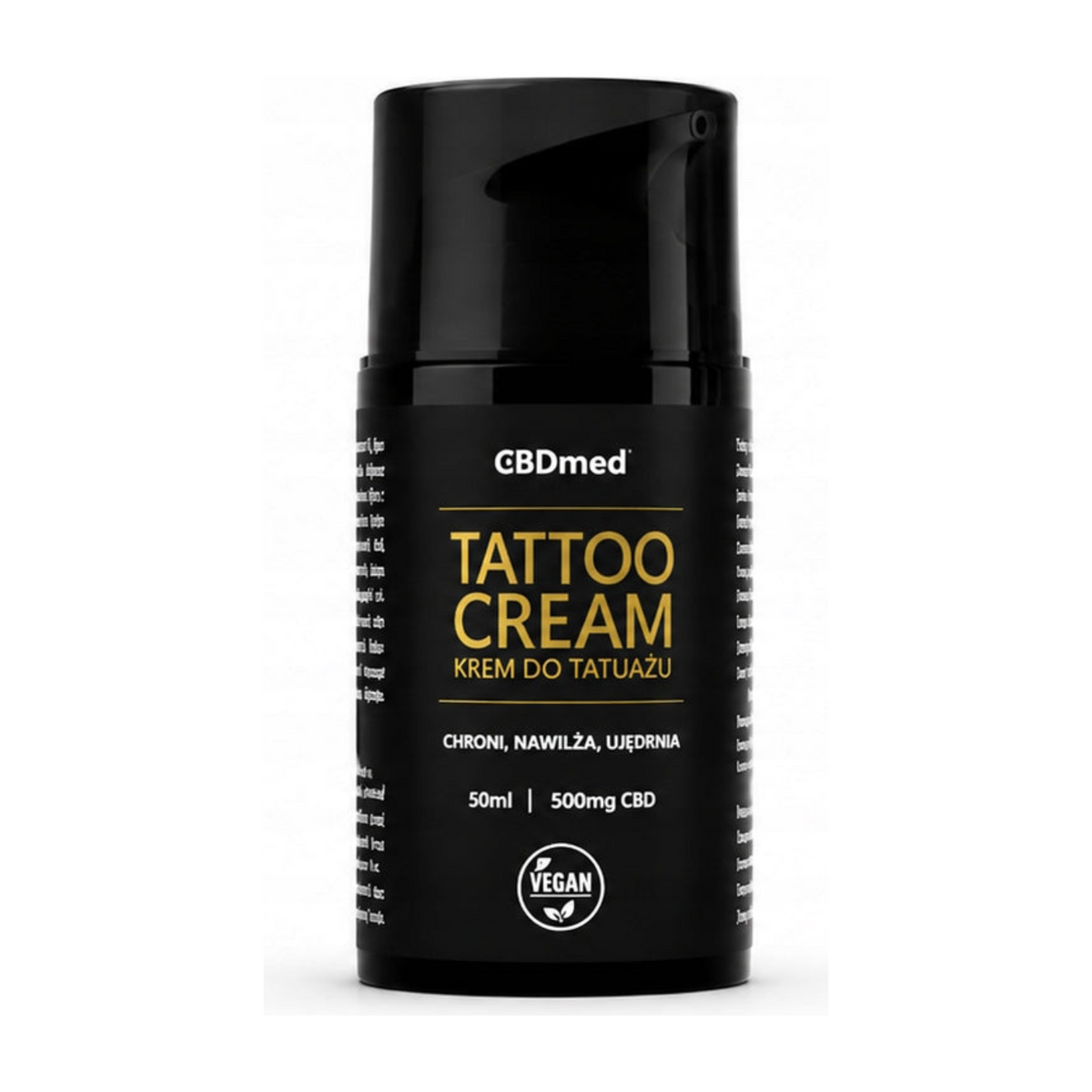 Krem do Tatuażu CBD 50ml 500mg CBD Regeneracja Nawilżenie Ochrona UV CBDmed