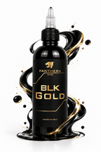 Czarna farba, tusz do tatuażu - Panthera Ink - Black Gold - 150 ml – zdjęcie 3