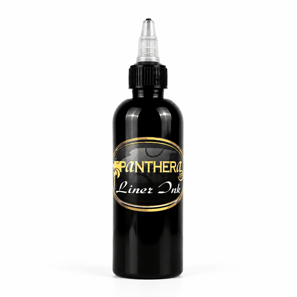 Czarna farba, tusz do tatuażu - Panthera Ink - Liner Ink - 150 ml
