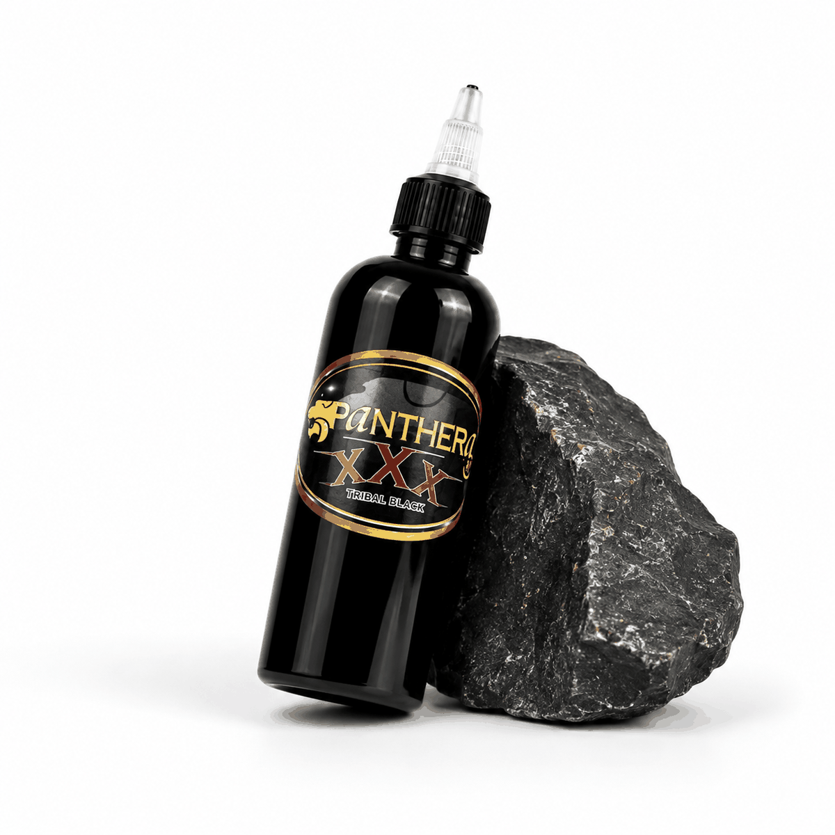 Czarna farba, tusz do tatuażu - Panthera Ink - Black Tribal XXX - 150 ml – zdjęcie 2