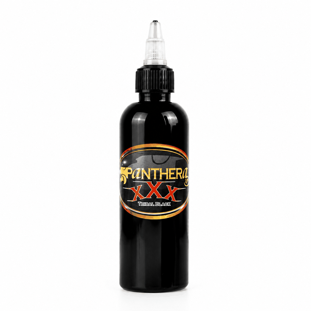 Czarna farba, tusz do tatuażu - Panthera Ink - Black Tribal XXX - 150 ml