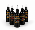 Czarna farba, tusz do tatuażu - Panthera Ink - Black Tribal XXX - 150 ml – zdjęcie 3