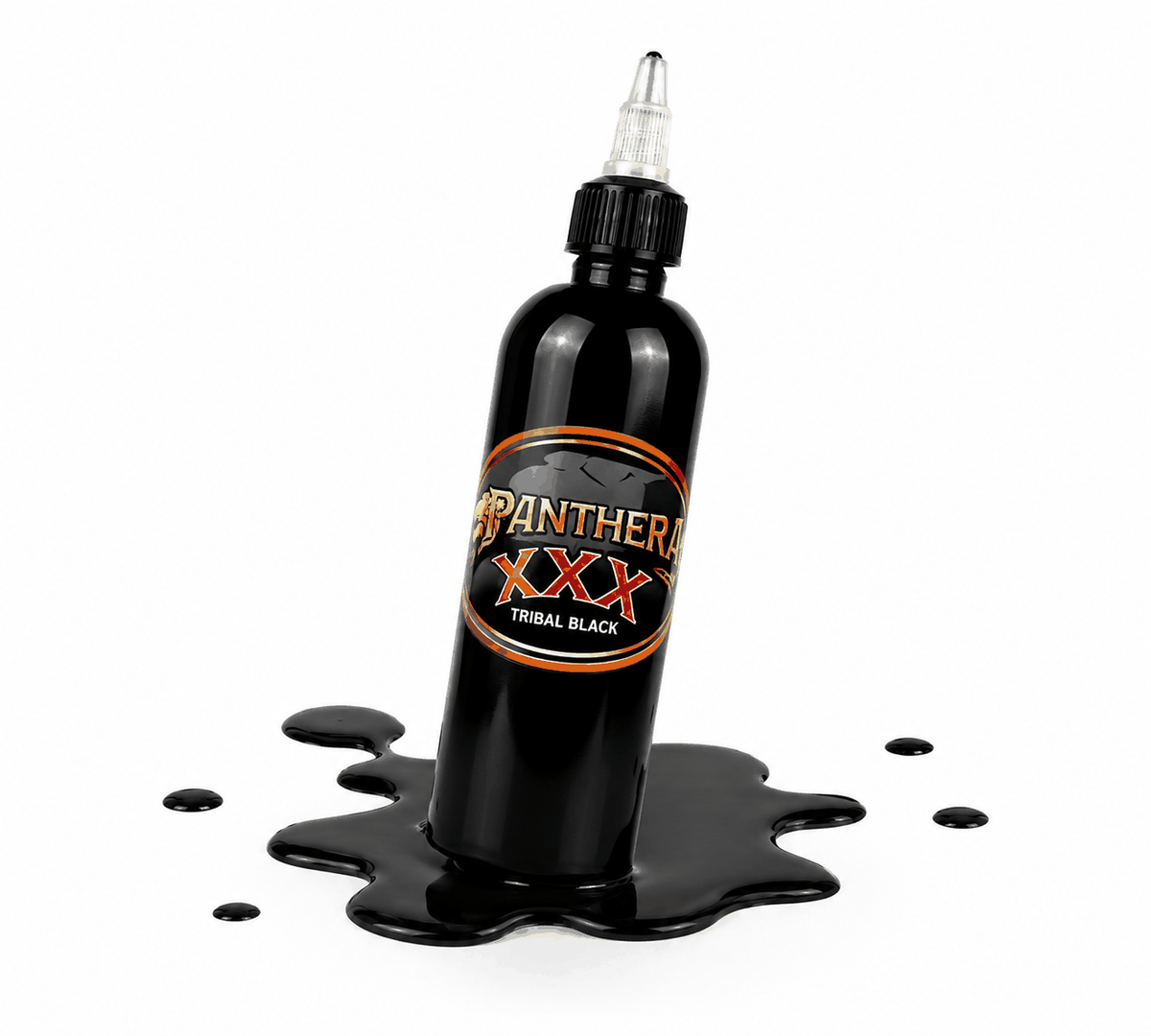 Czarna farba, tusz do tatuażu - Panthera Ink - Black Tribal XXX - 150 ml – zdjęcie 4