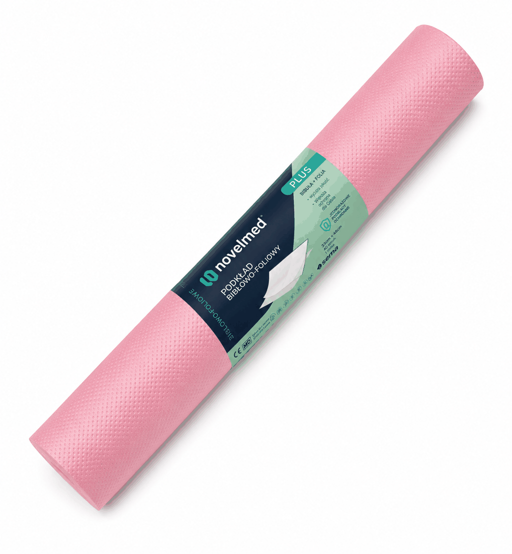 Podkład Kosmetyczny - Novelmed Basic - Pink 60cmx40m 80-odcinków 3-warstwy – zdjęcie 2