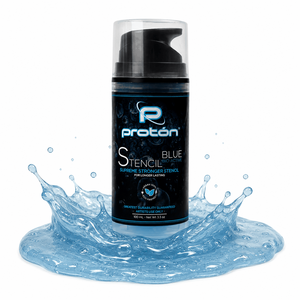 Proton Stencil Primer - żel do odbijania wzoru kalki tatuażu - BLUE 100ml