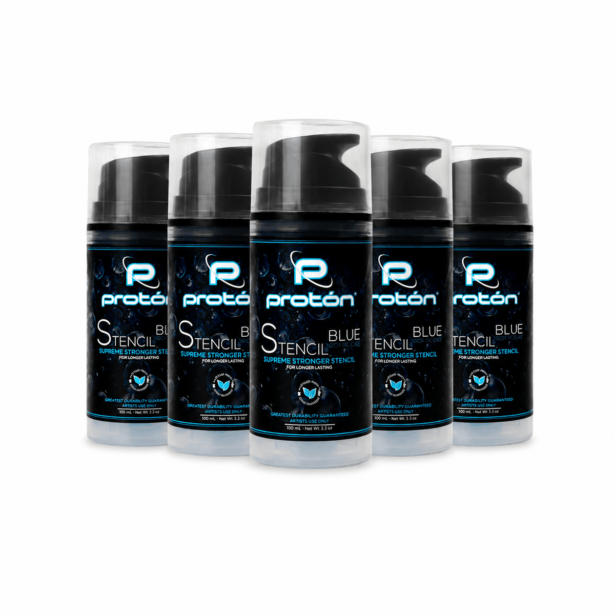 Proton Stencil Primer - żel do odbijania wzoru kalki tatuażu - BLUE 100ml – zdjęcie 3